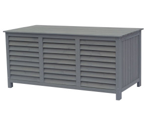 Baúl para jardin en madera "Macao"  - 130 x 64 x 60 cm - Antracita