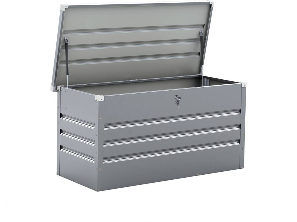Baúl para jardín "Store" Plateado - 480L