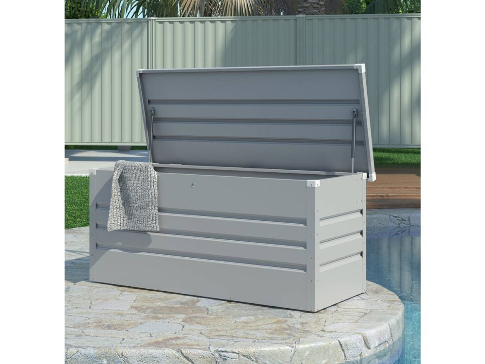 Baúl para jardín "Store" Plateado -  580L