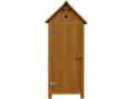 Mueble de jardín "Cabanon" - 77 x 54,5 x 179 cm - Marrón - - Marrón