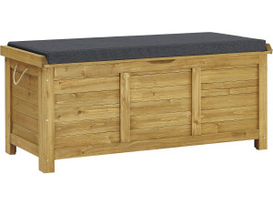 Caja de jardin de madera "Gana" - 125 x 60 x 54 cm - Marrón