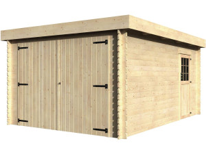 Garaje de madera "Galán" - 15,28 m² - 3,26 x 4,78 x 2,24 m - 28 mm