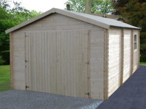 Garaje de madera - Garodeal - 20 m² - 5,19 x 3,86 x 2,66 m - 34 mm