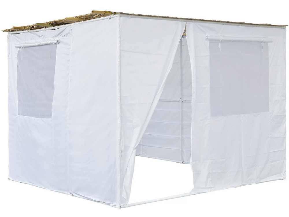 Sucá en NINA Kit Ajustable 3 x 3 -3 Rollos de Bambú y 3 Listones de Madera