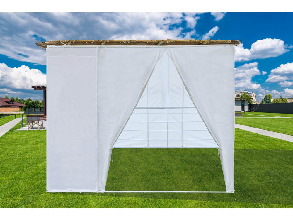 Sucá en NINA Kit Ajustable 3 x 3 -3 Rollos de Bambú y 3 Listones de Madera