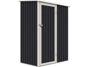 Caseta metálica de jardín "Vega II" - 1,35 m² - Gris