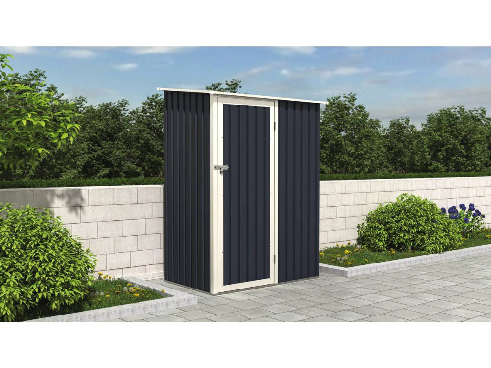 Caseta metálica de jardín "Vega II" - 1,35 m² - Gris