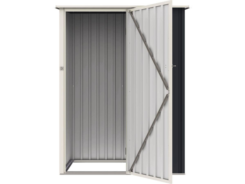 Caseta metálica de jardín "Vega II" - 1,35 m² - Gris