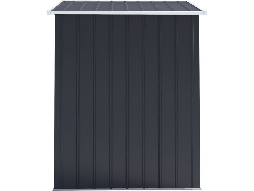 Caseta de jardín metálica "Memphis" con puerta corredera - 1,36 m² - Gris