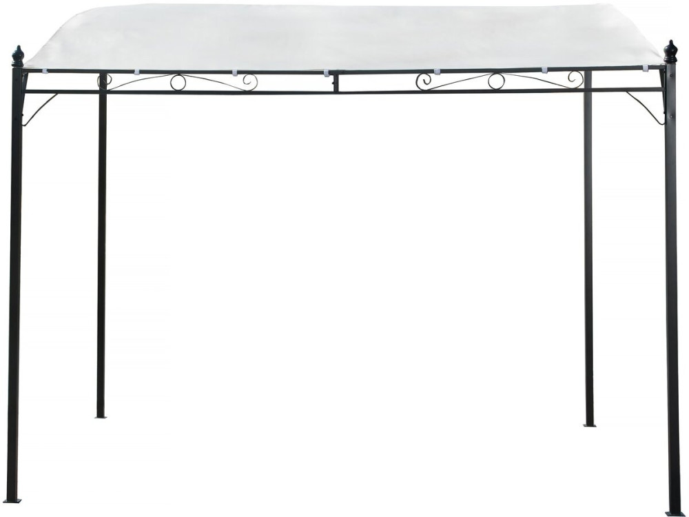 Pérgola metálica inclinada - 3 x 2,5 m - Beige