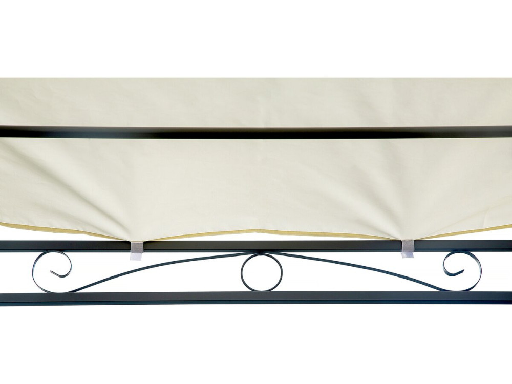 Pérgola metálica inclinada - 3 x 2,5 m - Beige