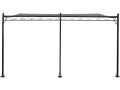 Cenador de metal - 3 x 4 m - Gris - Gris