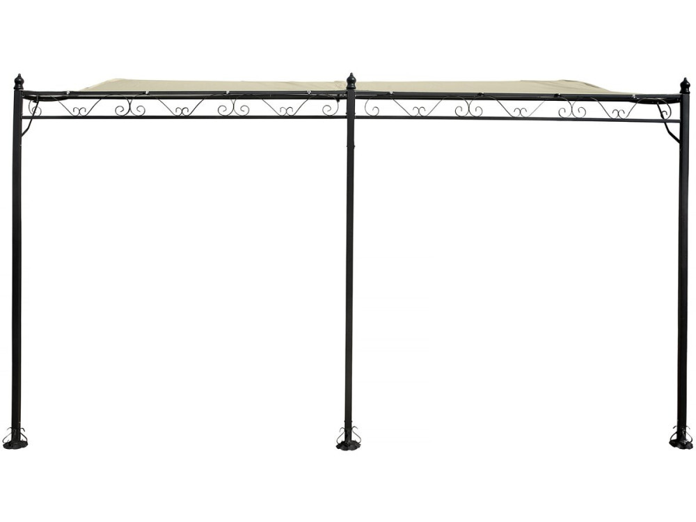 Cenador de metal - 3 x 4 m - Beige