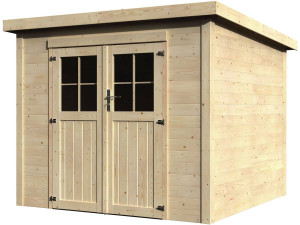 Caseta de jardín de madera "Talion" - 5,36 m² - 2,30 x 2,33 x 2,02 m - 19 mm