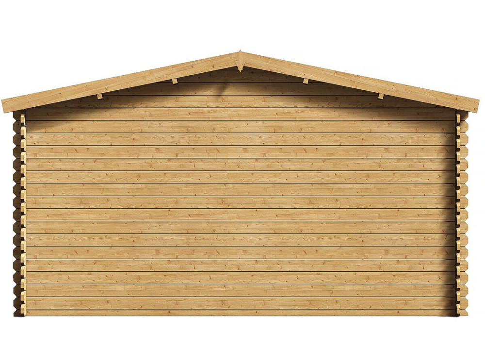 Cobertizo de jardín de madera "Belval" - 19 m² - 28 mm