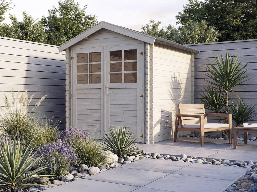 Caseta de jardín de madera "Beaumont" - 4,48 m² - 223 x 201 cm - 28 mm