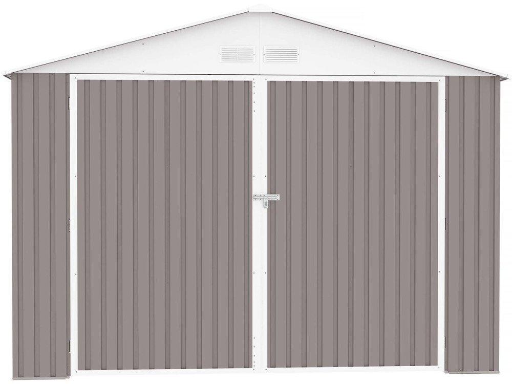 Garaje en metal "Nevada" con puerta abatible - 18,56 m²