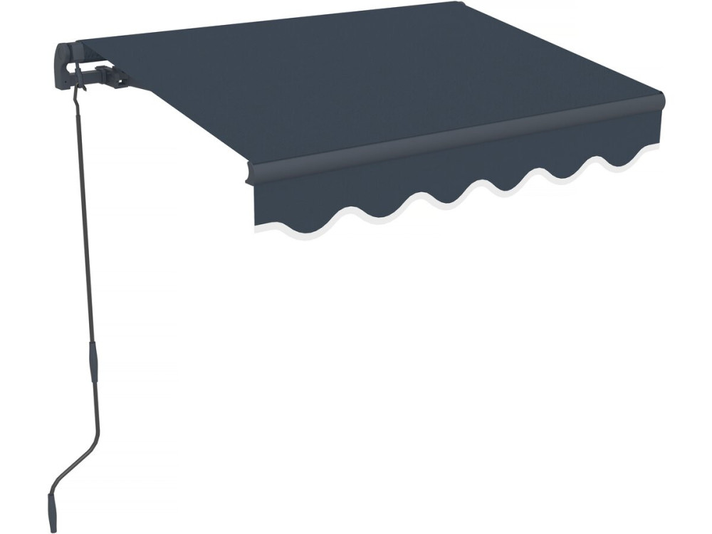 Toldo de aluminio «Ombra 1» - 160 x 120 cm - Gris