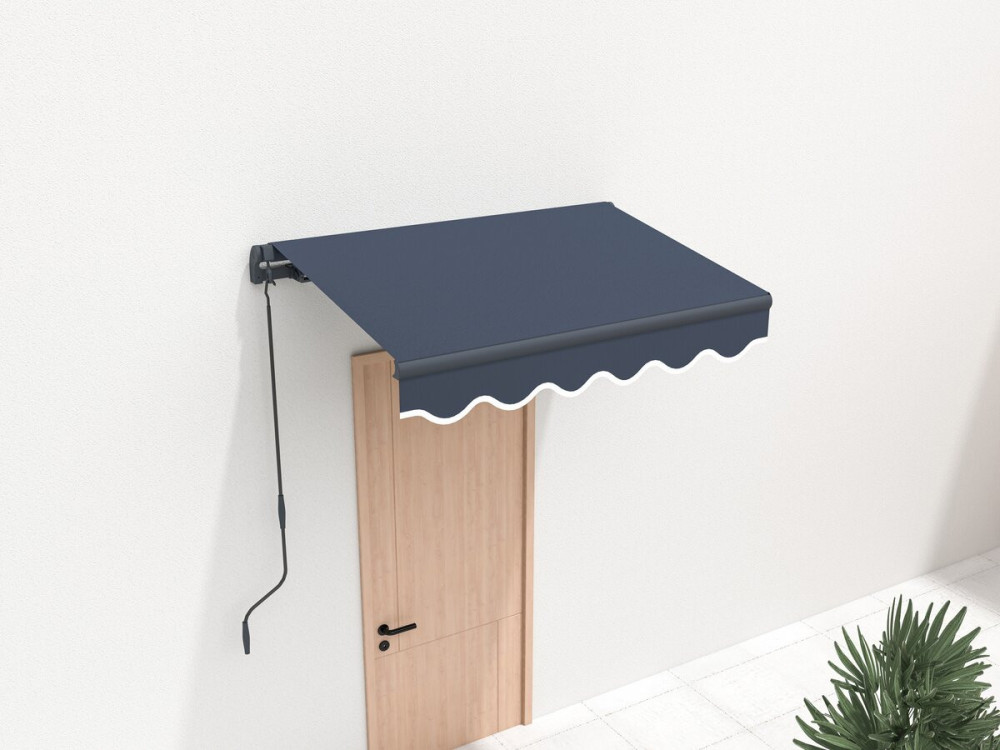 Toldo de aluminio «Ombra 1» - 160 x 120 cm - Gris