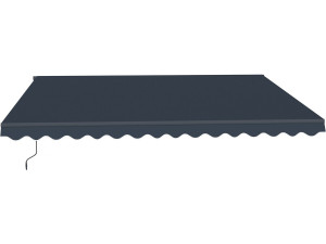 Toldo de aluminio «Ombra 4» - 395 x 300 cm - Gris