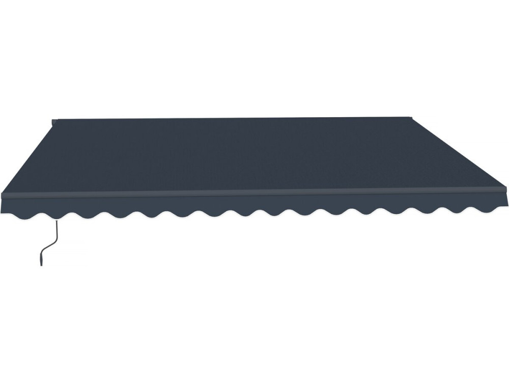 Toldo de aluminio «Ombra 4» - 395 x 300 cm - Gris