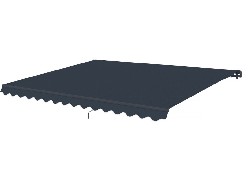 Toldo de aluminio «Ombra 4» - 395 x 300 cm - Gris