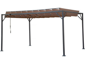 Pérgola bioclimática de tejido «Lodge» 3x4 m - Topo