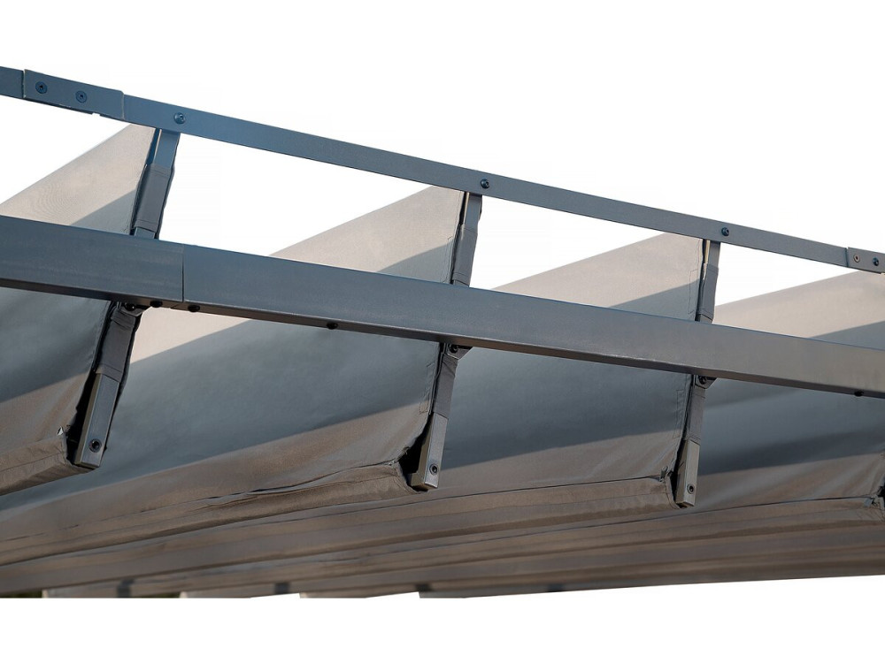 Pérgola bioclimática de tejido «Lodge» 3x4 m - Antracita