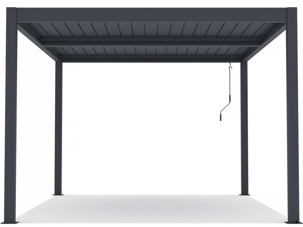 Pérgola bioclimática de aluminio «Windsor» - 3 x 4 m - Antracita
