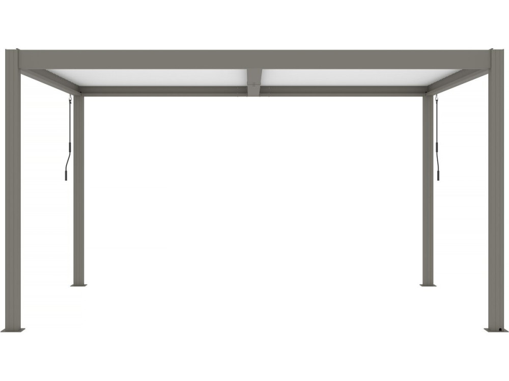 Pérgola bioclimática «Windsor» - 3 x 4 m - Gris topo