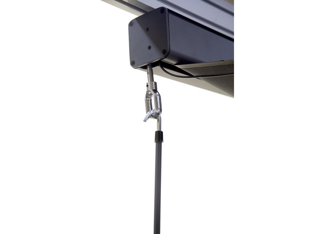Pérgola bioclimática "Windsor premium" con led y toldo de aluminio - 3 x 4 m - Gris