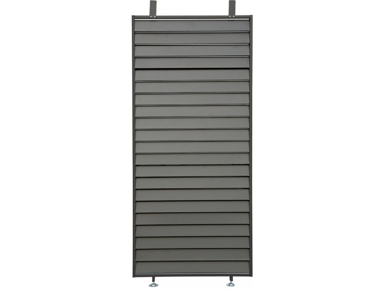 Persiana "Clifford" de acero galvanizado para pérgola bioclimática - 92 x 4 x 208 cm - Gris