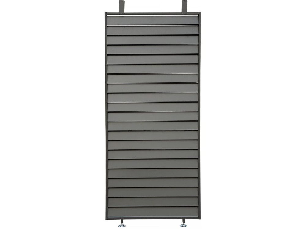 Persiana "Clifford" de acero galvanizado para pérgola bioclimática - 92 x 4 x 208 cm - Gris