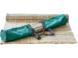 Rollo de bambú 210 x 210 cm con hilo de algodón "Haya"