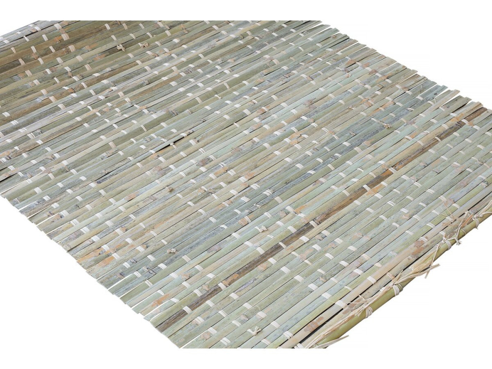 Rollo de bambú 160 x 310 cm con hilo de algodón “Haya”