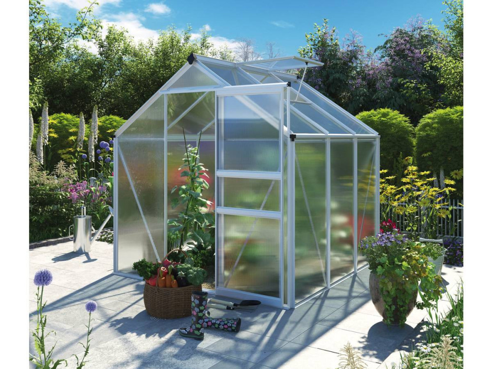 Invernadero en policarbonato  "Hortensia"  3,65m² transparente