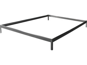 Base para invernadero en policarbonato "Hortensia 4,8m²" color Zinc