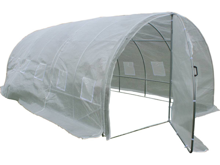 Invernadero con puerta batiente Mimosa - 180 g/m² - 18m² - 6 x 3 x 2 m