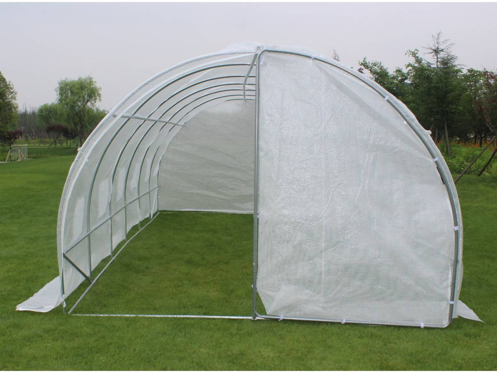 Invernadero con puerta batiente Mimosa - 180 g/m² - 18m² - 6 x 3 x 2 m