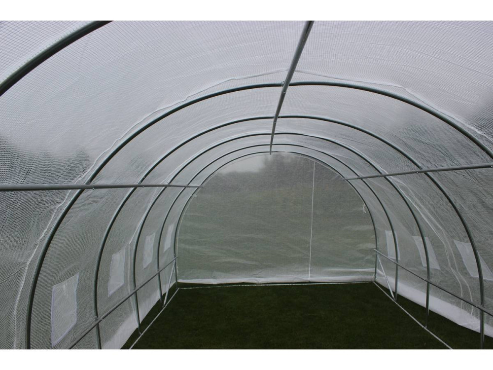 Invernadero con puerta batiente Mimosa - 180 g/m² - 18m² - 6 x 3 x 2 m