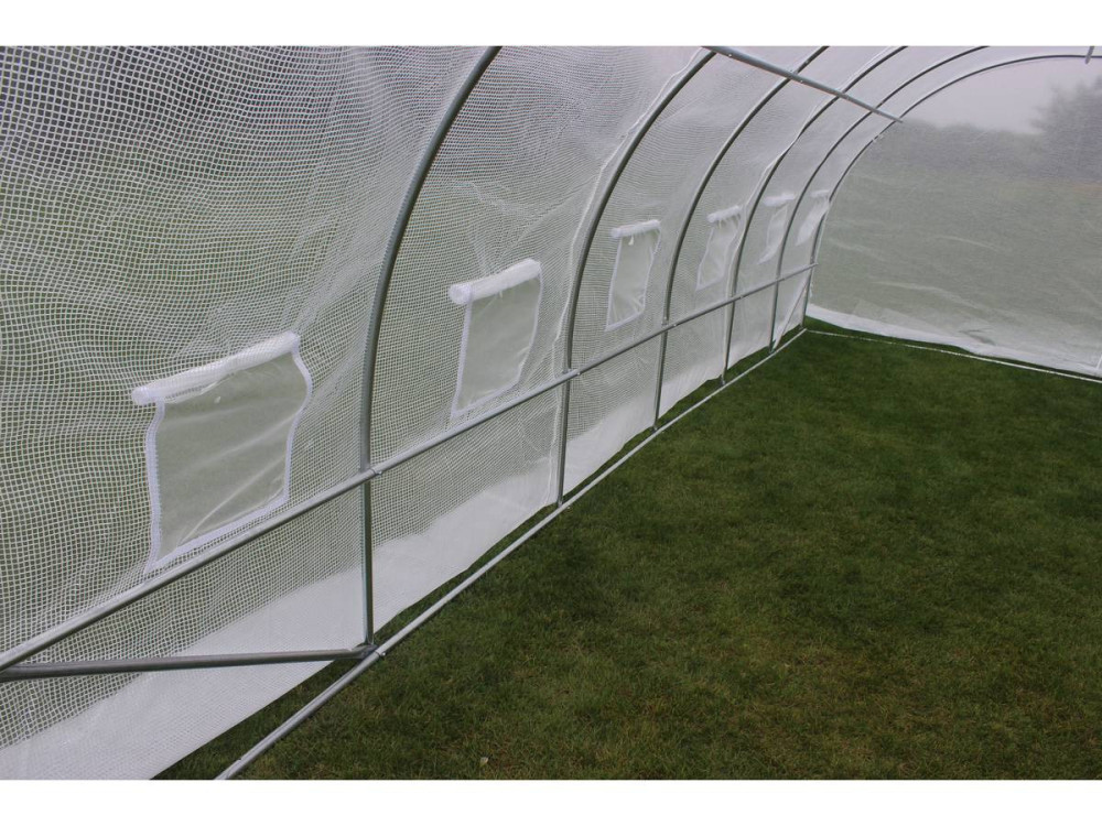Invernadero con puerta batiente Mimosa - 180 g/m² - 18m² - 6 x 3 x 2 m