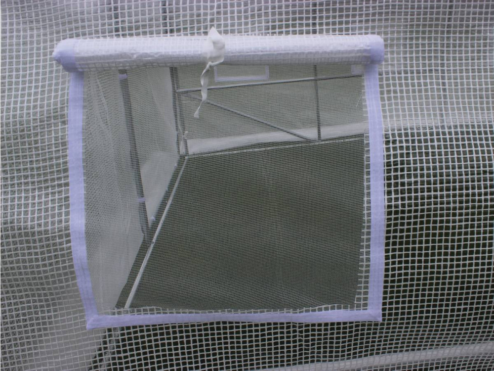 Invernadero con puerta batiente Mimosa - 180 g/m² - 18m² - 6 x 3 x 2 m