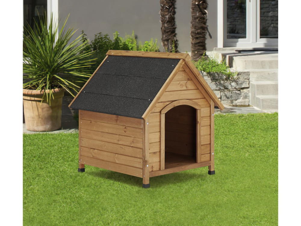 Caseta para perros "Doggy" - 77 x 82 x 88 cm - Beige -