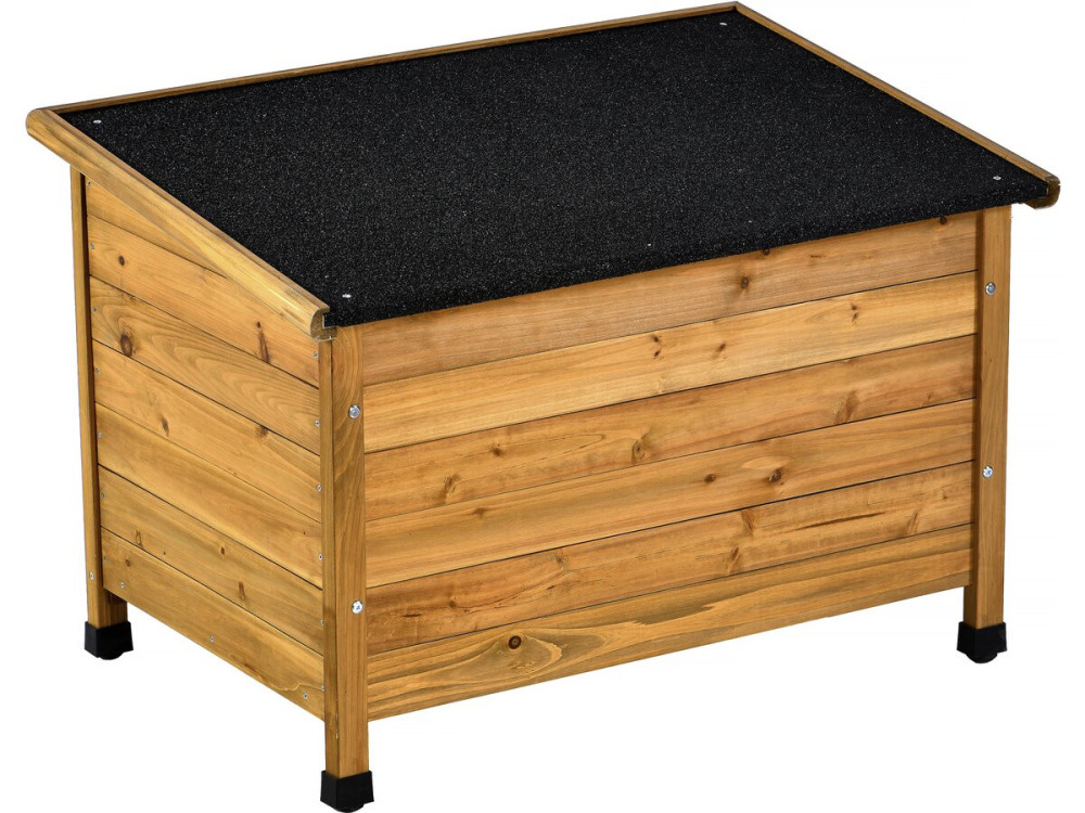 Caseta de madera para perros "Max" - 85 x 57 x 58 cm - Marrón