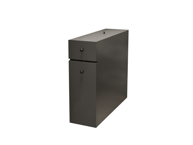 Mueble de baño de madera "Calencia" - 60 x 19 x 55 cm - Gris antracita