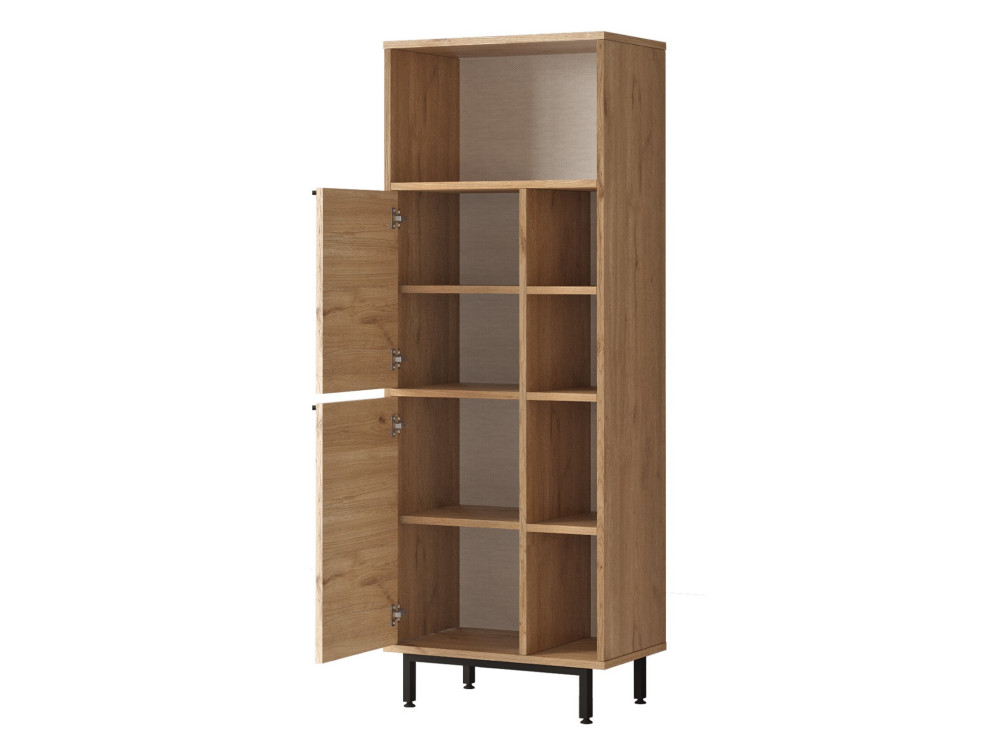 Mueble de baño de madera "ON10C" - 60 x 46 x 161 cm - Marrón