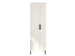Armario de madera multifuncional "Jienna" - 50 x 36 x 165 cm - Blanco