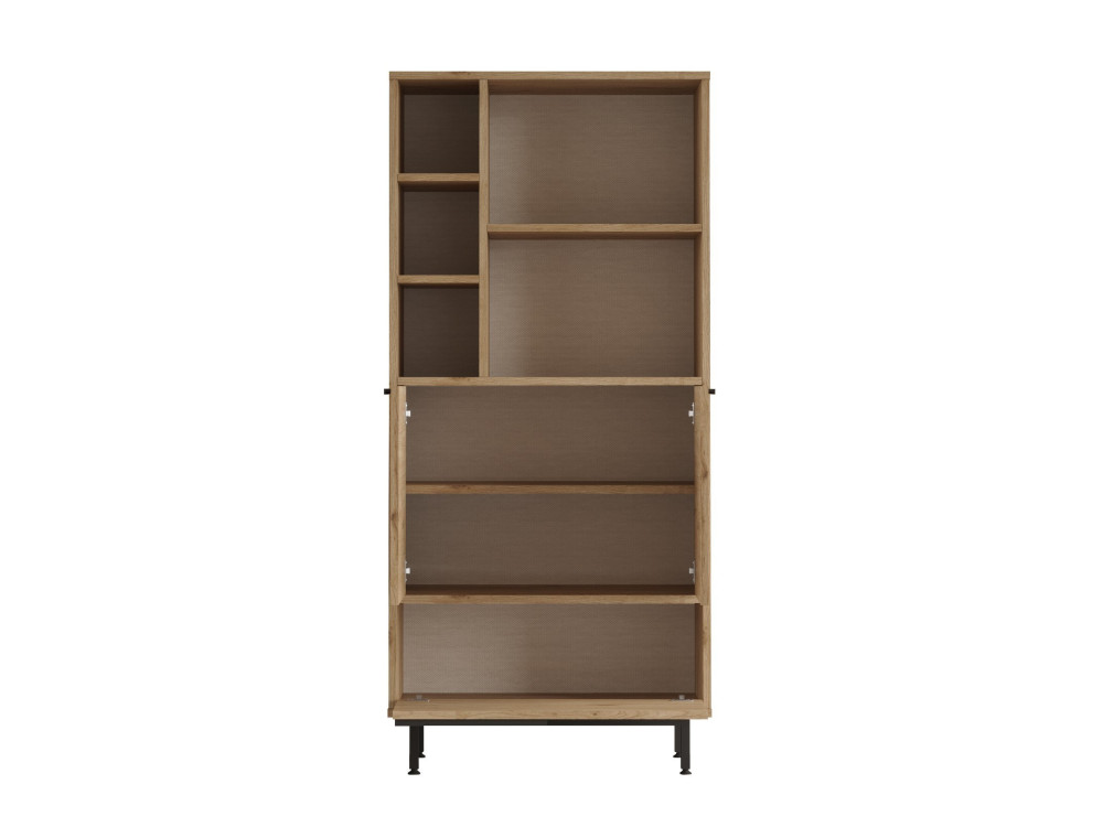 Armario de madera "Calvin" - 74 x 35 x 161 cm - Marrón