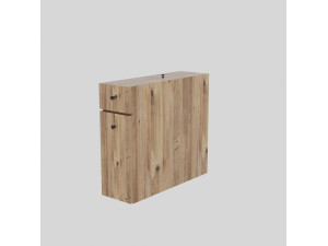 Mueble bajo de madera "Calencia" - 20 x 60 x 55 cm - Marrón