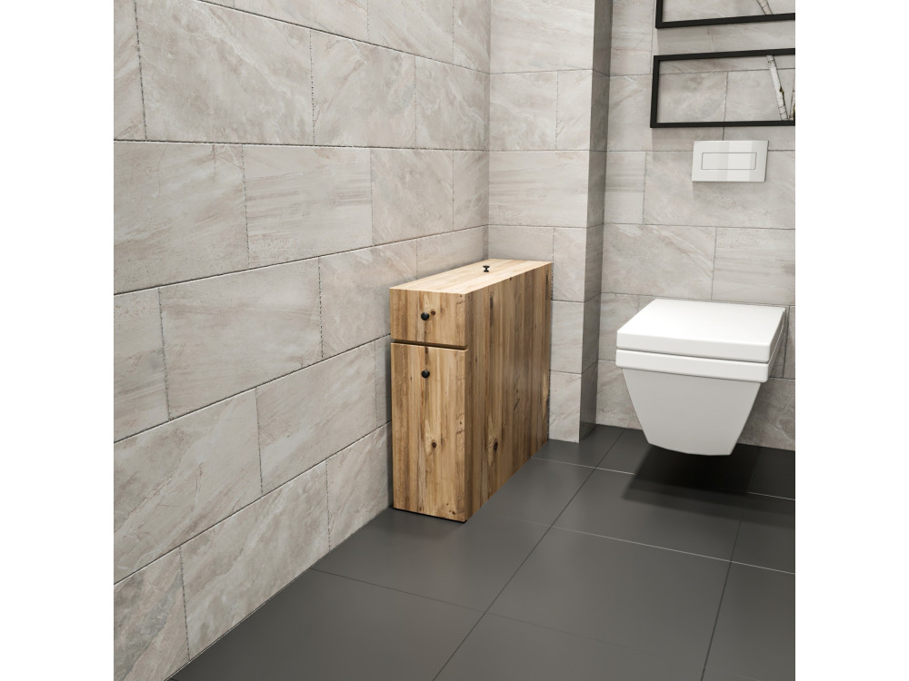 Mueble bajo de madera "Calencia" - 20 x 60 x 55 cm - Marrón